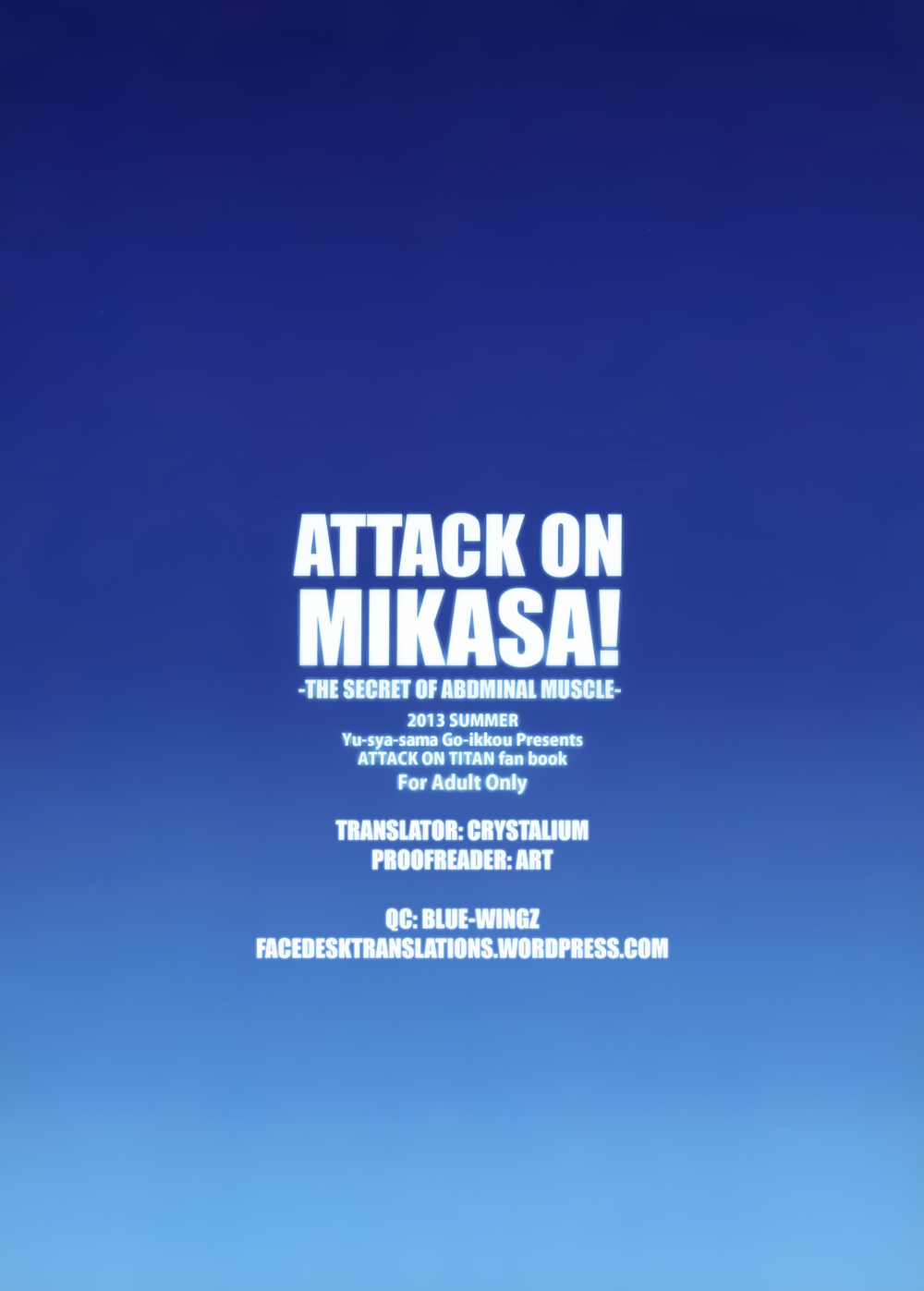Hentai Manga Comic-Attack on Mikasa-Read-26